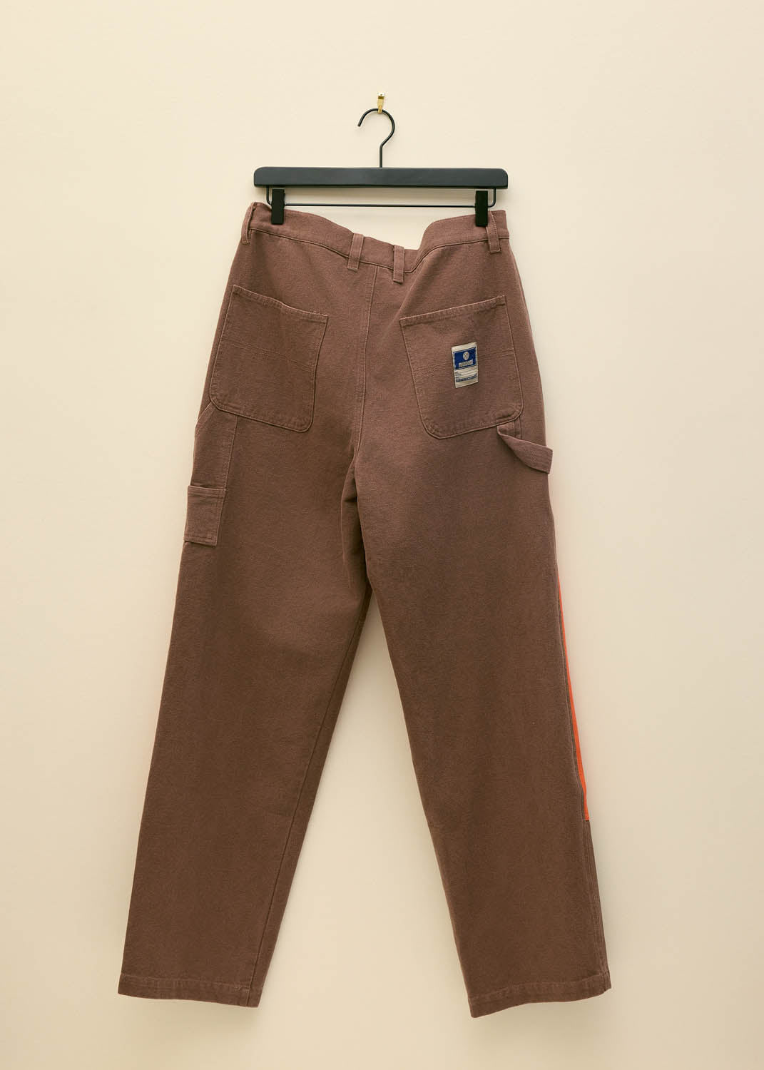Metalwood Studio - Brown Color Block Double Knee Pants | 1032 SPACE