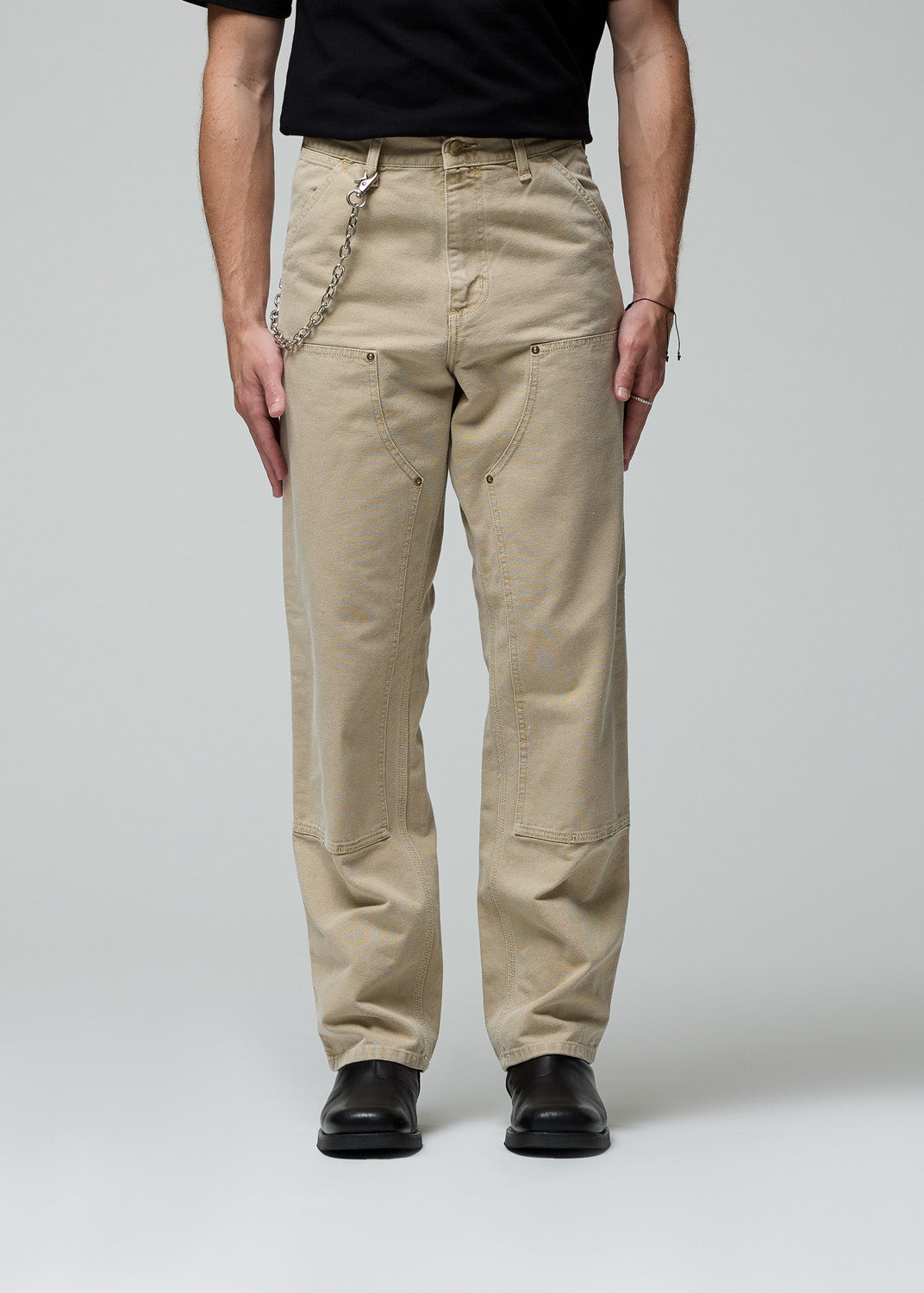 Dusty Brown Double Knee Pant