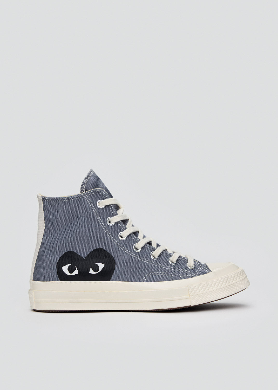Comme des Garçons PLAY - Grey CDG Chuck 70 High Sneakers | 1032 SPACE 1032 Space