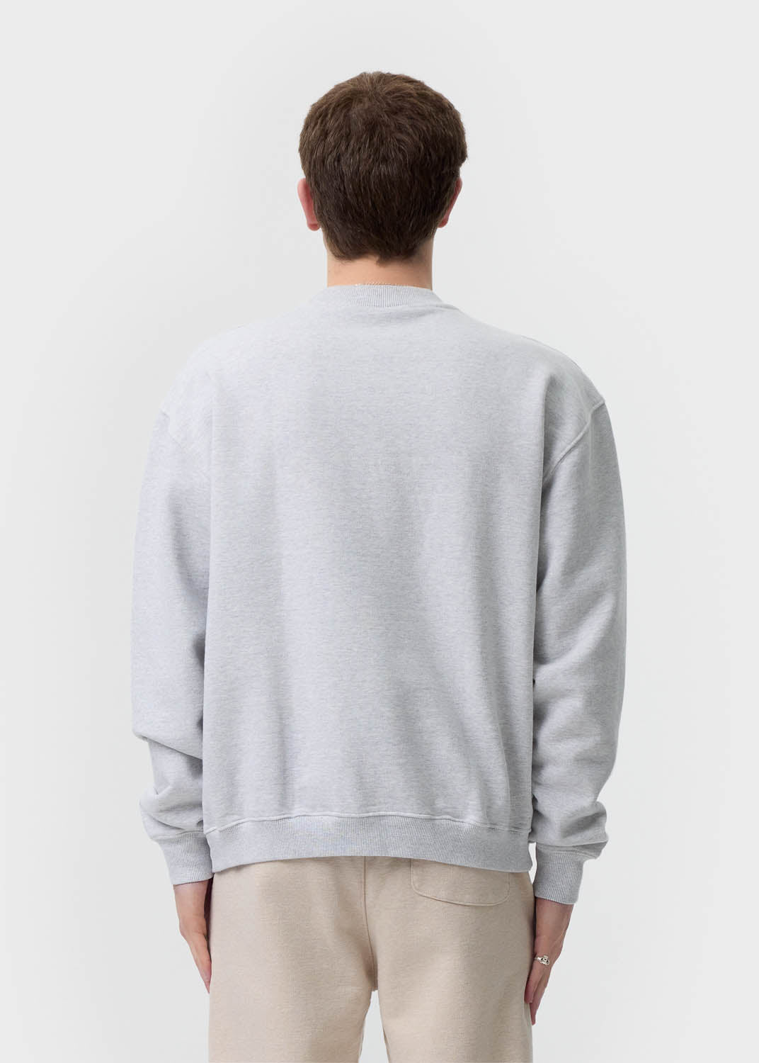 Drôle de Monsieur - Grey 'Le Sweatshirt Drôle Sport' Sweatshirt | 1032 SPACE