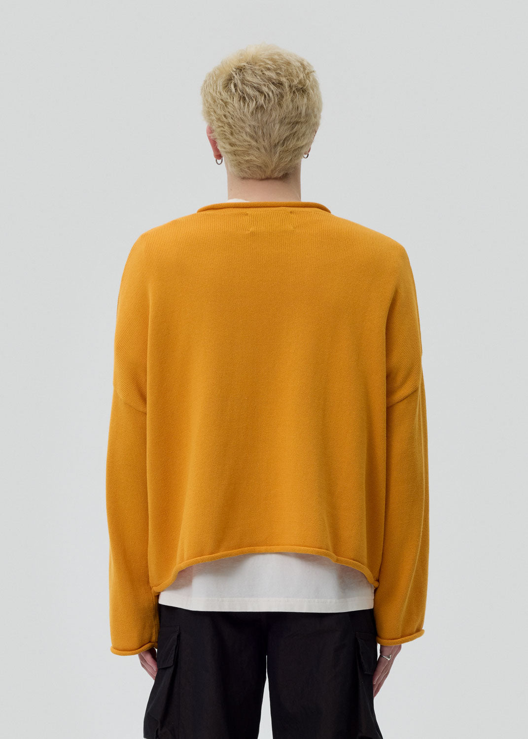 Orange Tough Luck Oversized Sweater