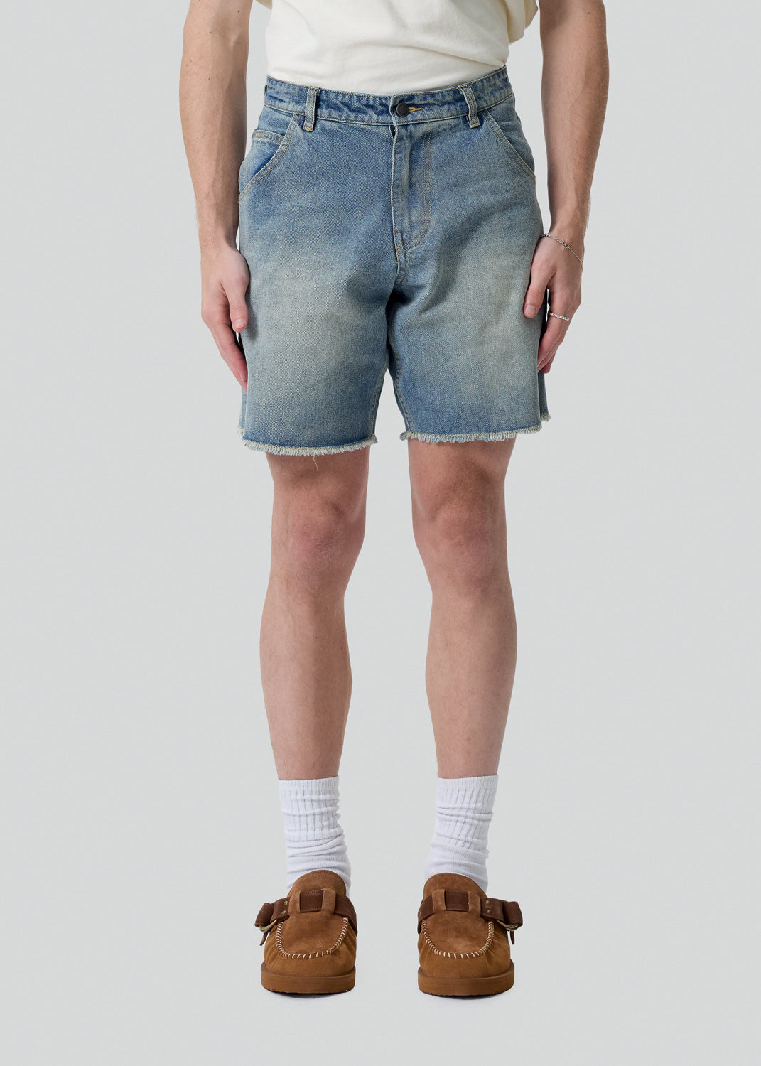 Honor the Gift - Blue Denim Shorts | 1032 SPACE
