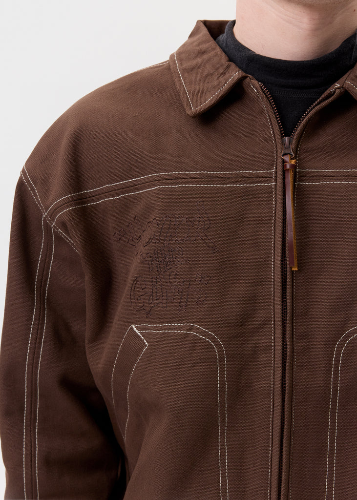 Honor the Gift - Brown Script Carpenter Jacket | 1032 SPACE