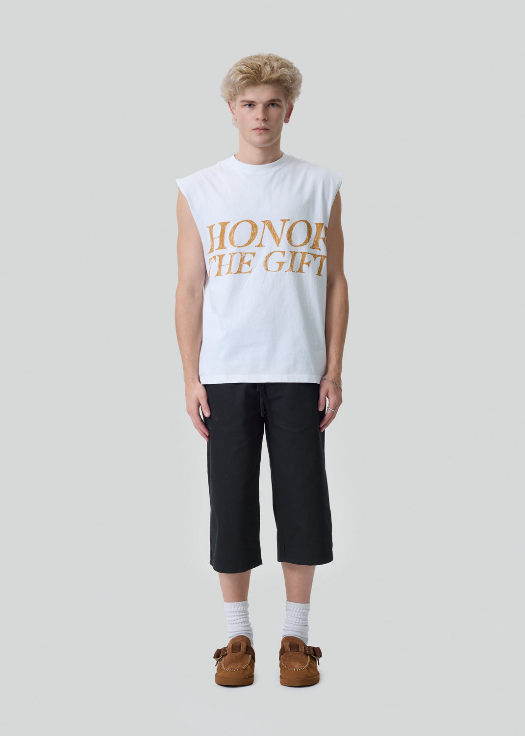 Honor the Gift - Black Herringbone Shorts | 1032 SPACE