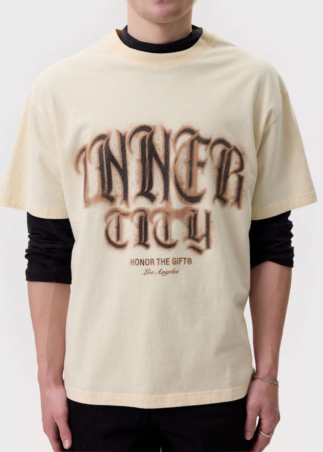 Honor the Gift - White Stamp Inner City T-Shirt | 1032 SPACE