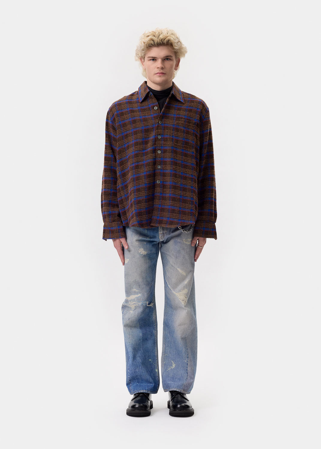 Our Legacy - Brown Pankow Check Above Shirt | 1032 SPACE