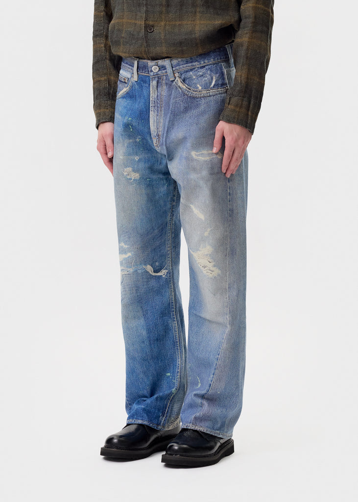 Our Legacy - Digital Denim Print Third Cut Jeans | 1032 SPACE