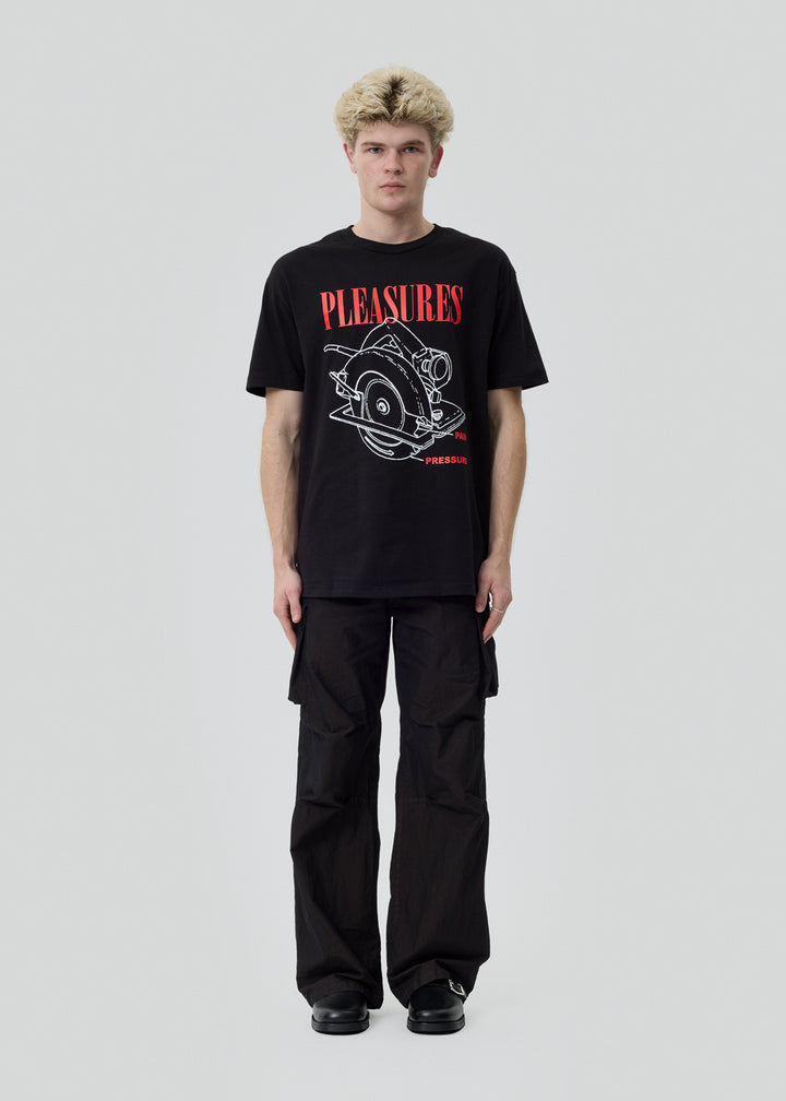 Pleasures - Black DIY T-Shirt | 1032 SPACE