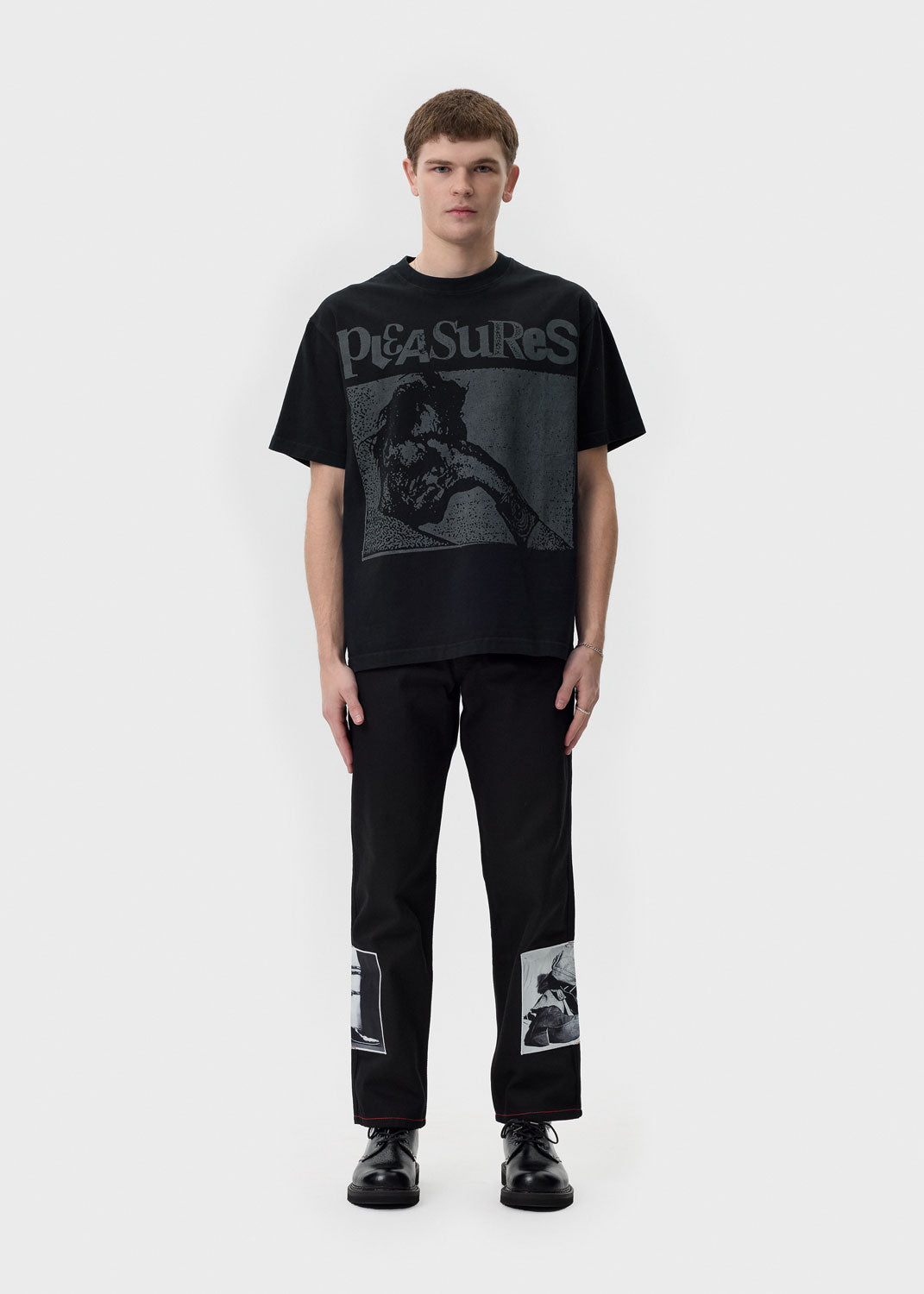 Pleasures - Black Gouge Heavyweight Shirt | 1032 SPACE