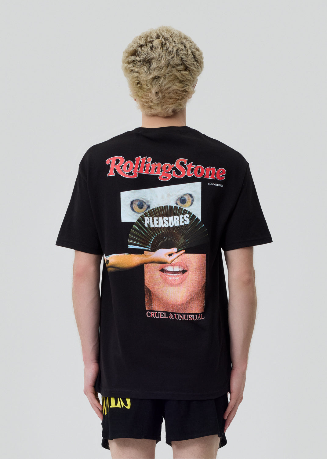 Pleasures - Black Rolling Stone T-Shirt | 1032 SPACE