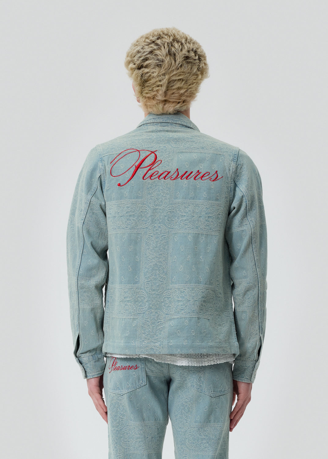 Pleasures - Blue Merit Denim Work Jacket | 1032 SPACE