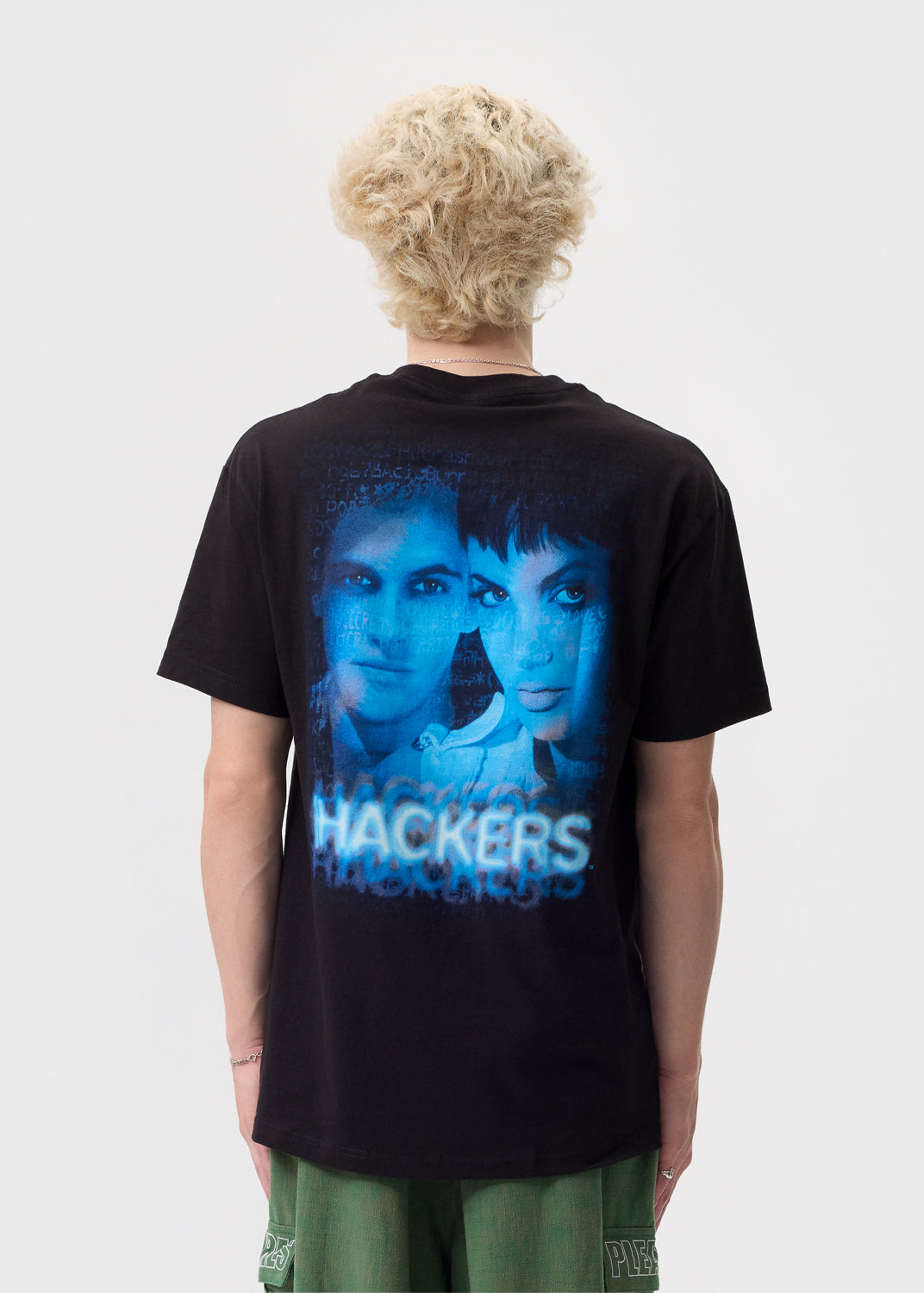 Pleasures - Black Hackers T-Shirt | 1032 SPACE