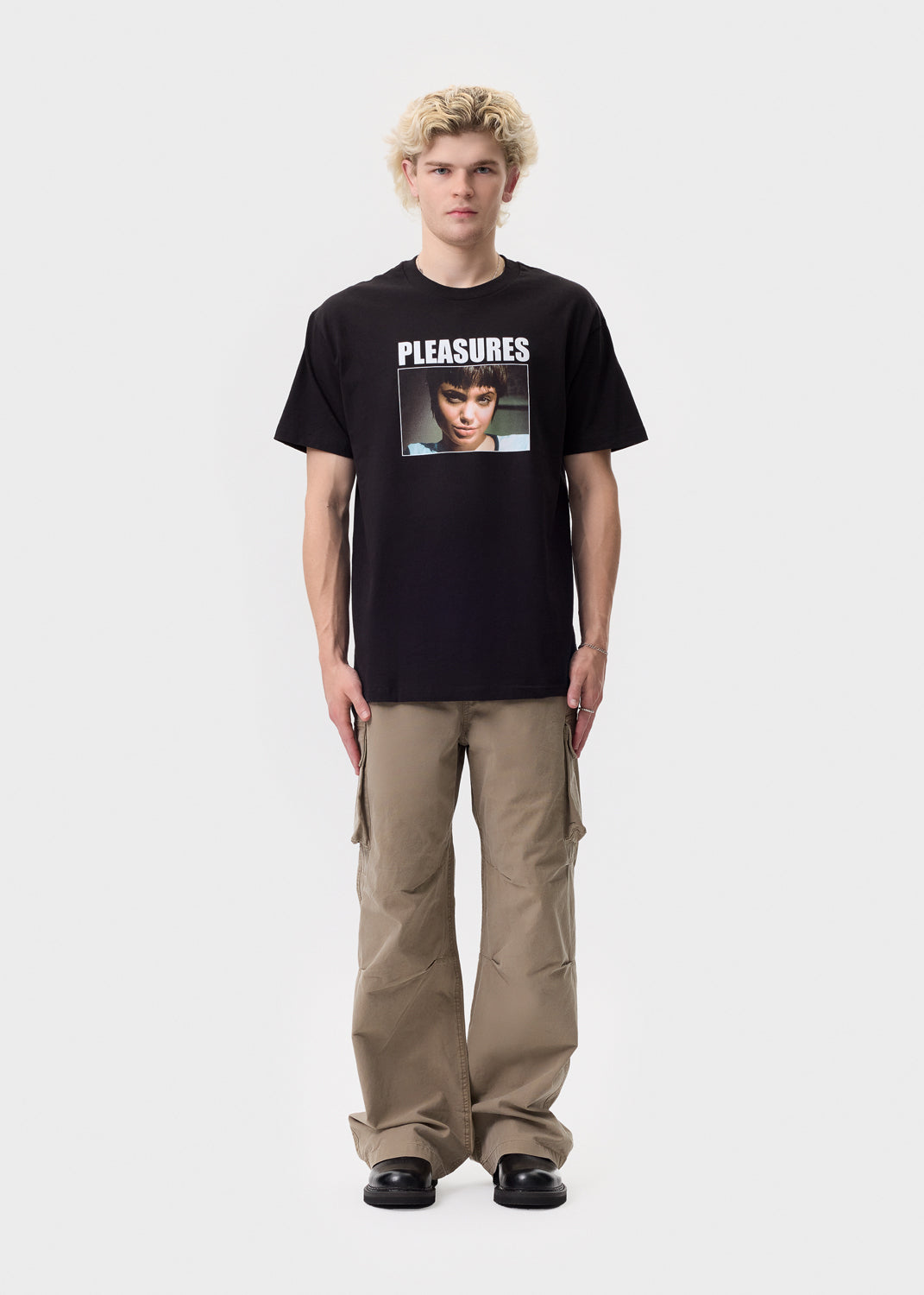 Pleasures - Black Kate T-Shirt | 1032 SPACE