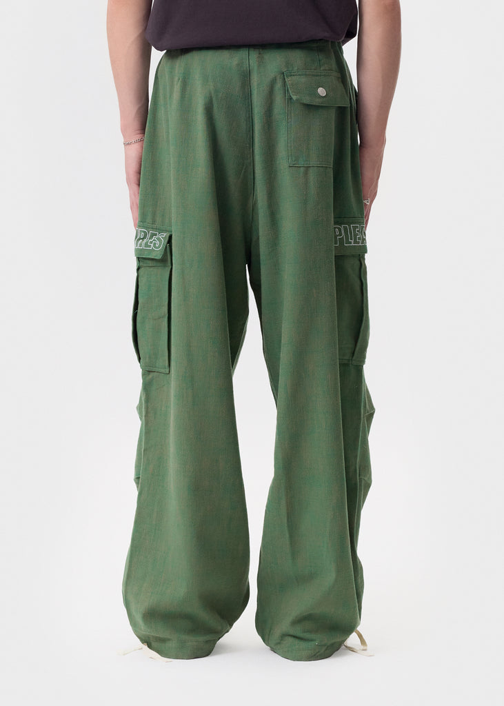 Pleasures - Green Visitor Cargo Pants | 1032 SPACE