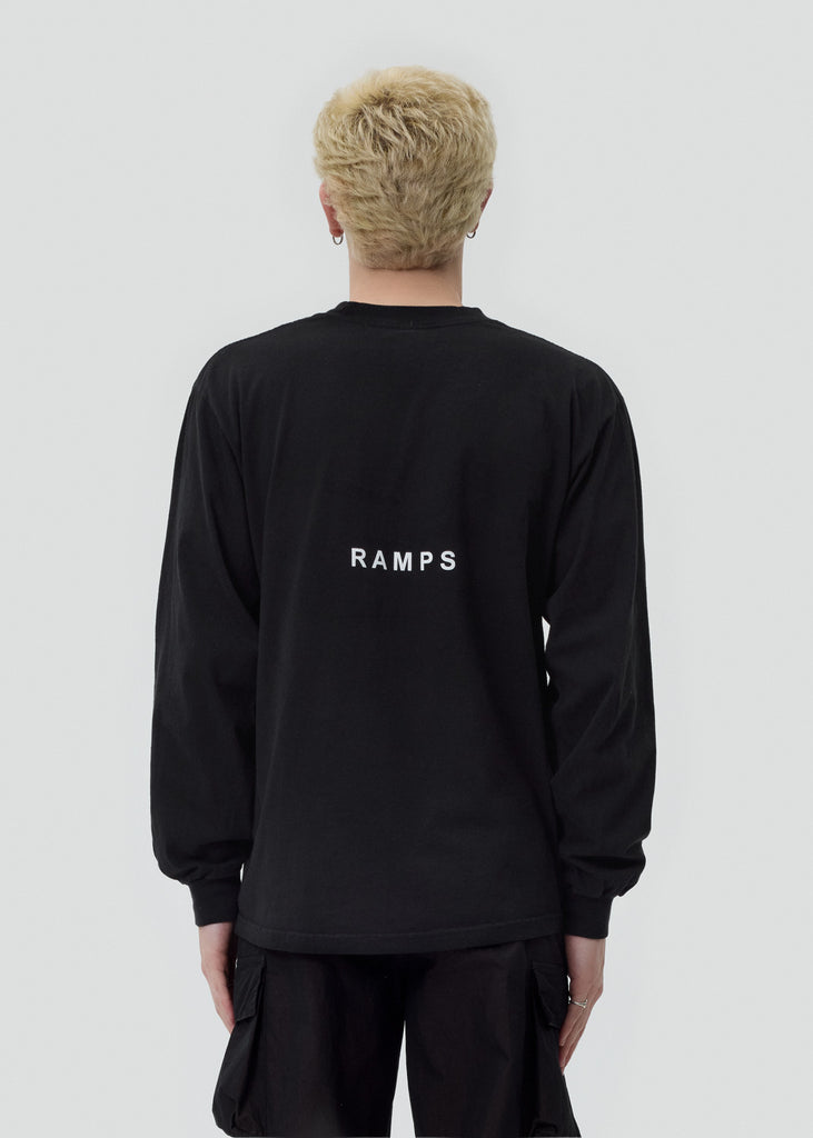 Ramps - Black Rat Long Sleeve T-Shirt | 1032 SPACE