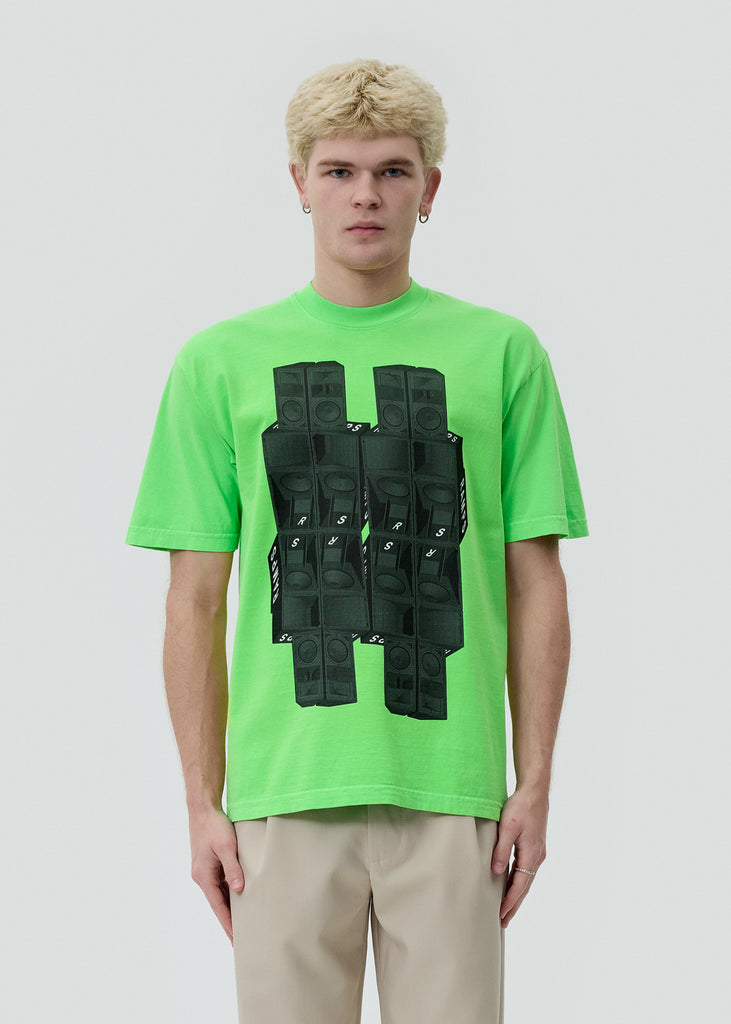 Ramps - Green Stack Short Sleeve T-Shirt | 1032 SPACE