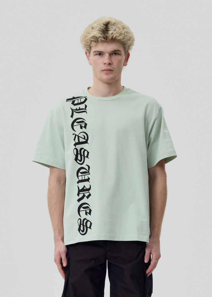 Pleasures - Green Knight Heavyweight T-Shirt | 1032 SPACE