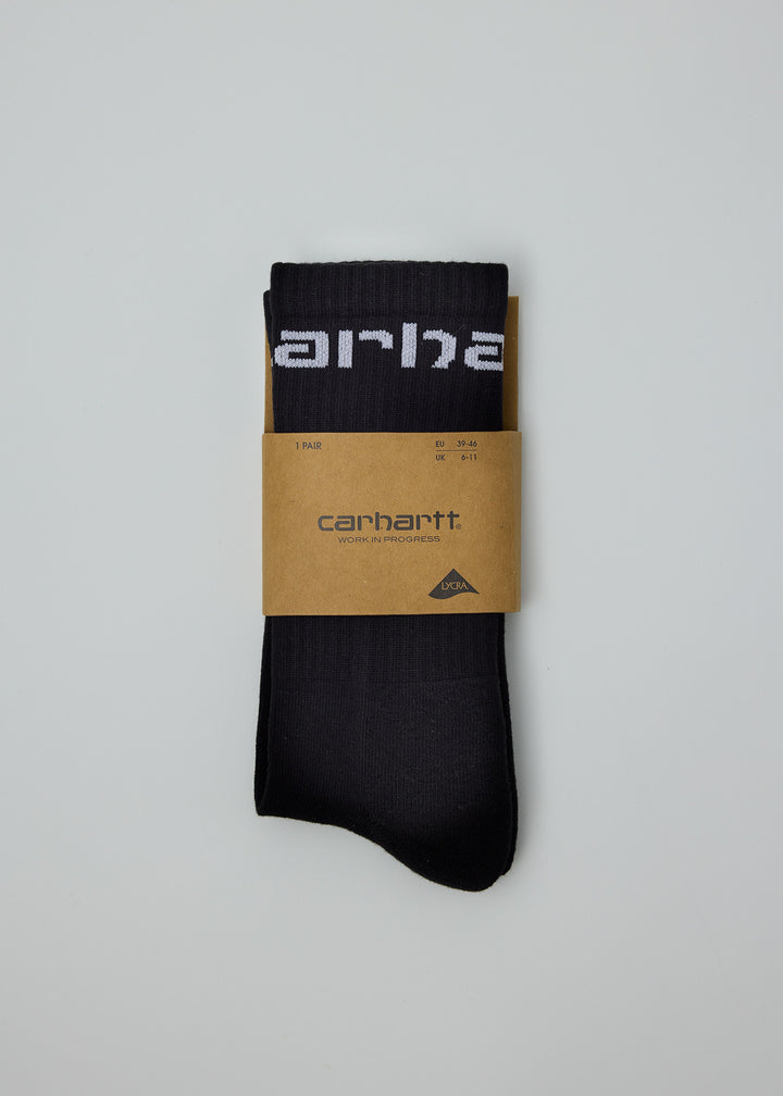 Carhartt WIP - Black Carhartt Socks | 1032 SPACE