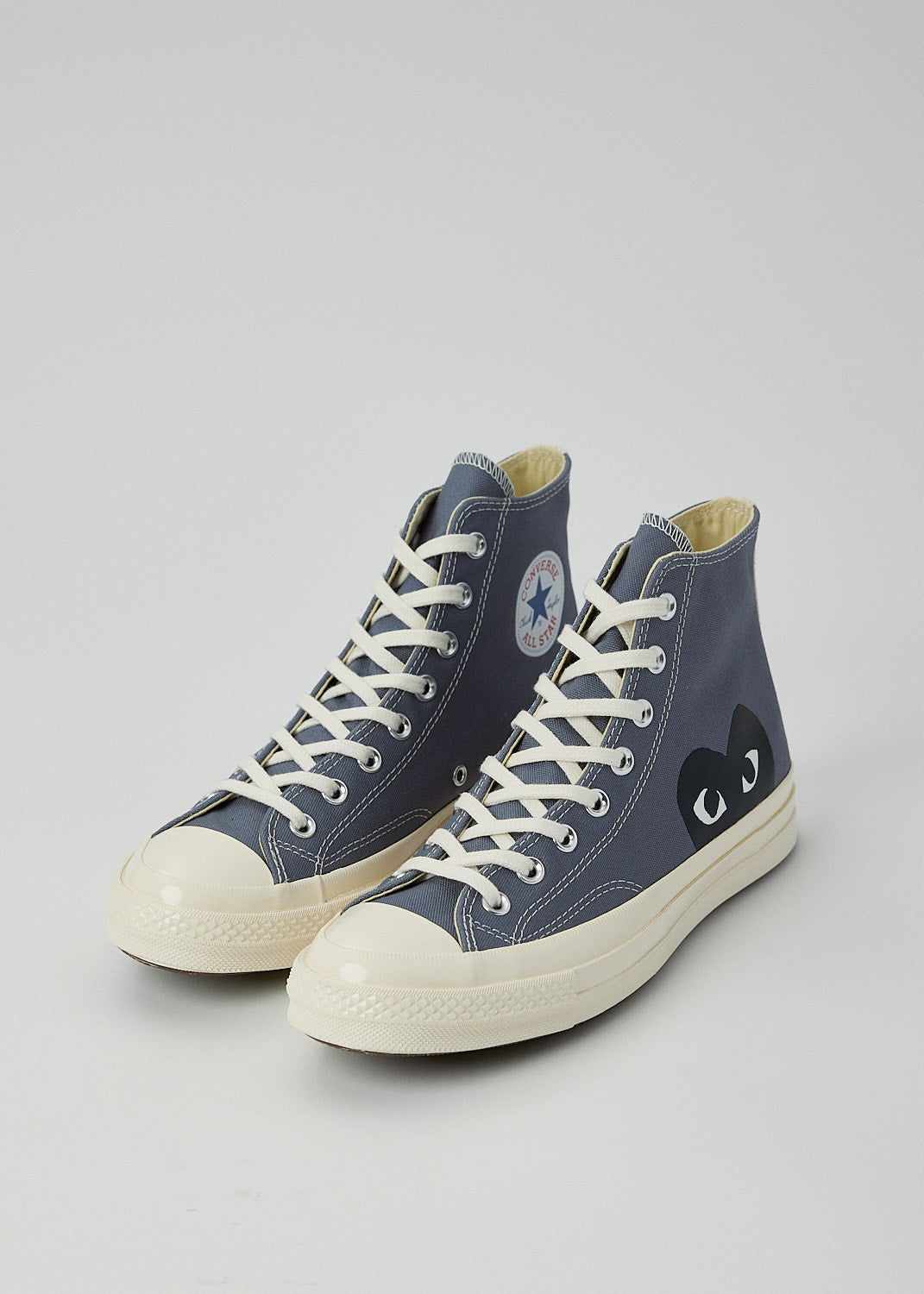 Comme des Garçons PLAY - Grey CDG Chuck 70 High Sneakers | 1032 SPACE 1032 Space