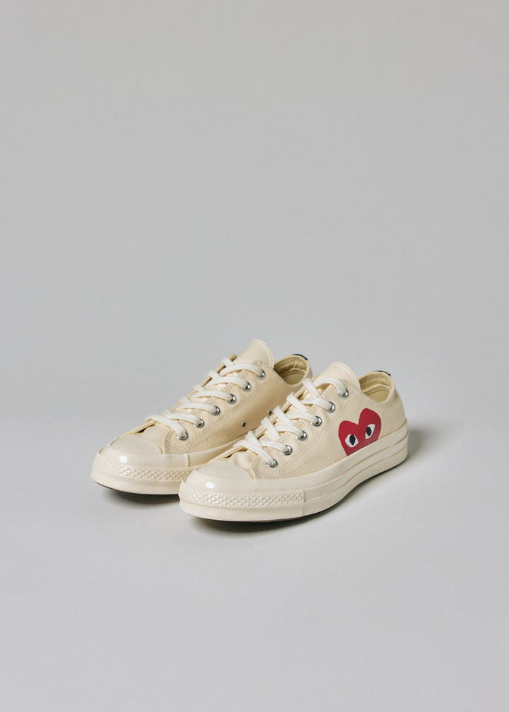 Off-White Converse Edition Half Heart Chuck 70 Low Sneakers | 1032 SPACE
