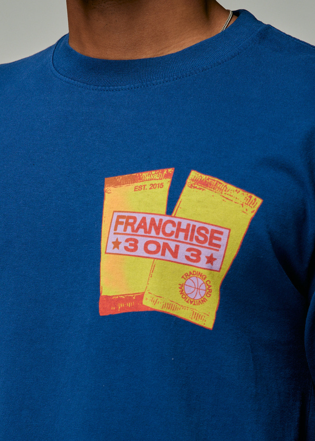 Franchise - Navy 3 on 3 Long Sleeve T-Shirt | 1032 SPACE