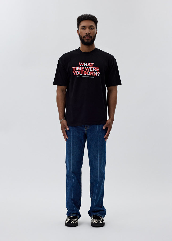 House of Miracles - Black What Time? T-Shirt | 1032 SPACE