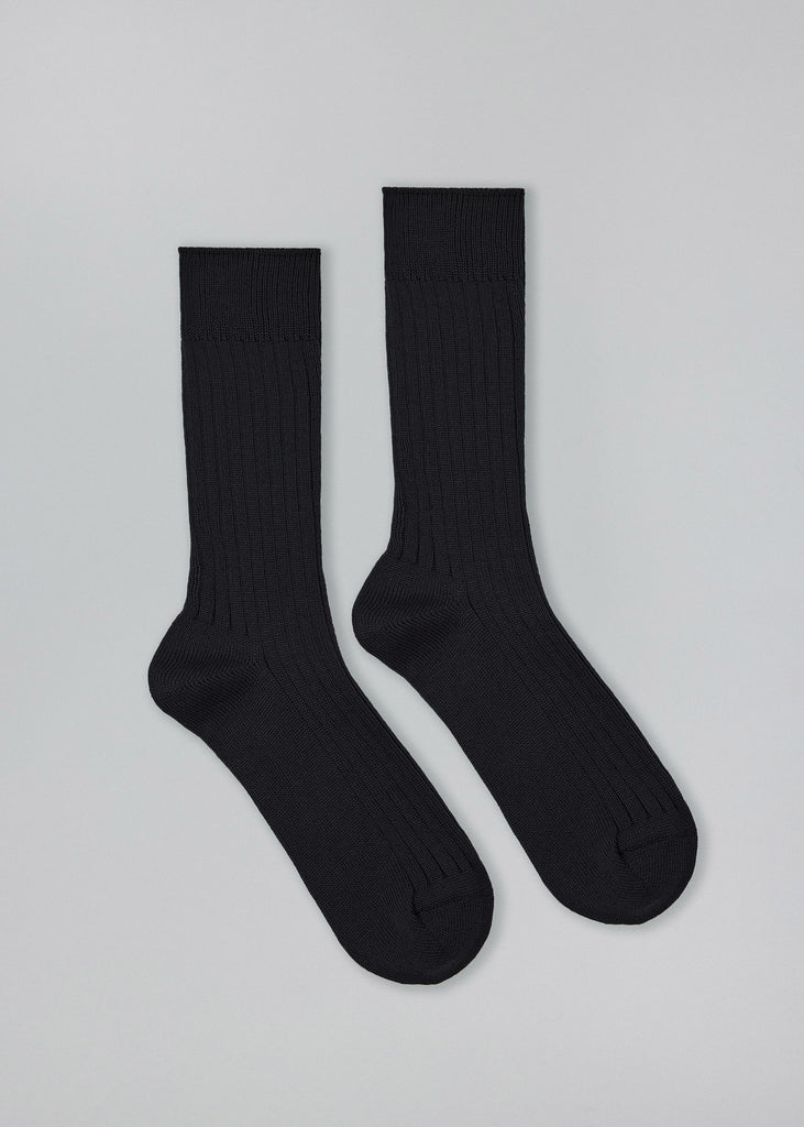 Lady White Co. - Black Athletic Socks | 1032 SPACE
