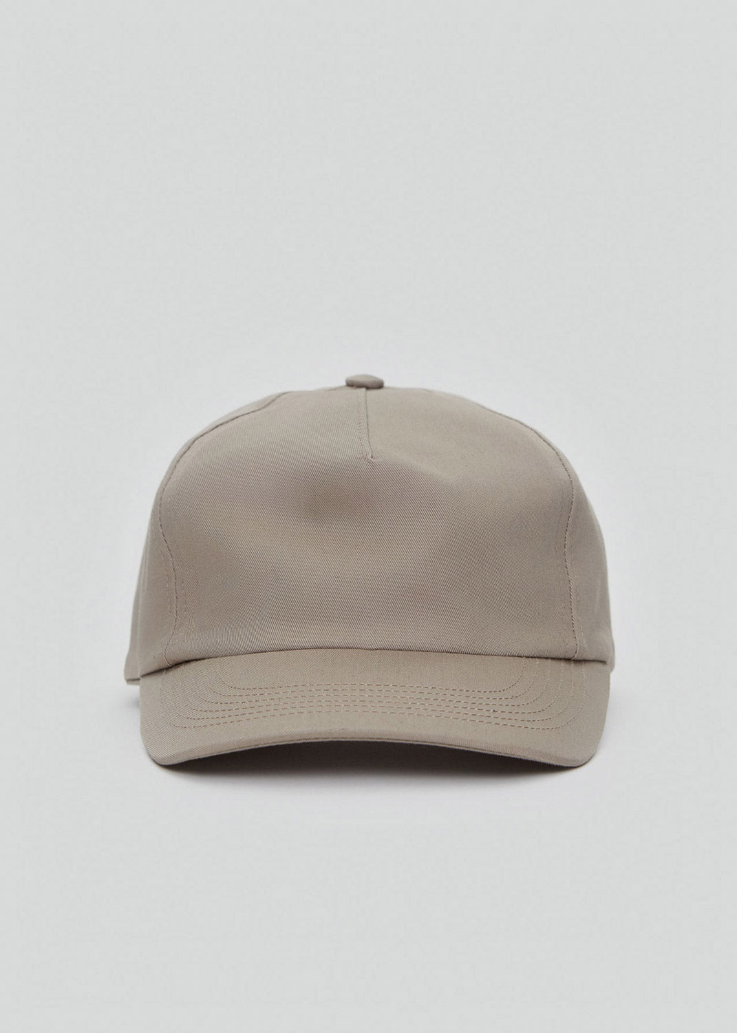 Taupe Cotton Twill Hat