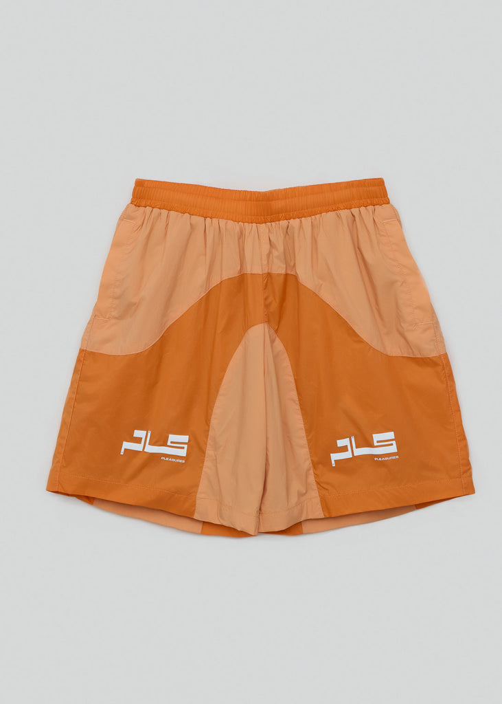 Pleasures - Orange Scholar Sport Shorts | 1032 SPACE