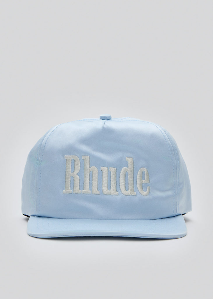 Rhude - Blue Satin Logo Hat | 1032 SPACE