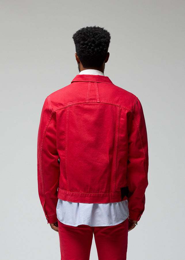 Rhude - Red Denim Jacket | 1032 Space XL
