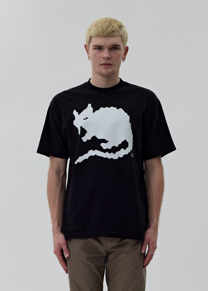 Stray Rats - Black Pixel Rat T-Shirt | 1032 SPACE