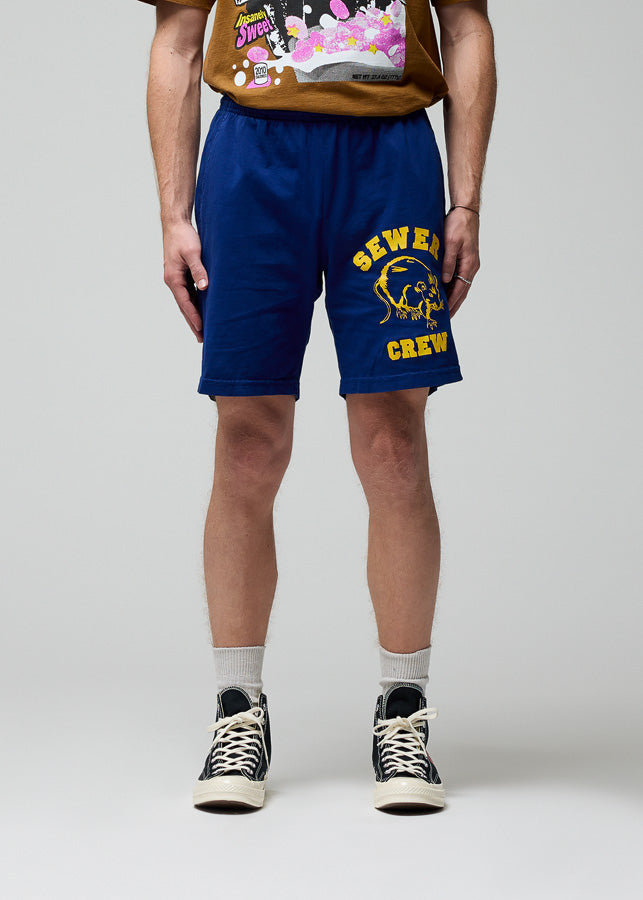 Stray Rats - Navy Sewer Crew Jammer Shorts | 1032 SPACE